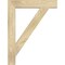 Ekena Millwork Traditional Block Rough Sawn Bracket, Douglas Fir, 4"W x 26"D x 34"H BKT04X26X34TRA05RDF - alternate 4